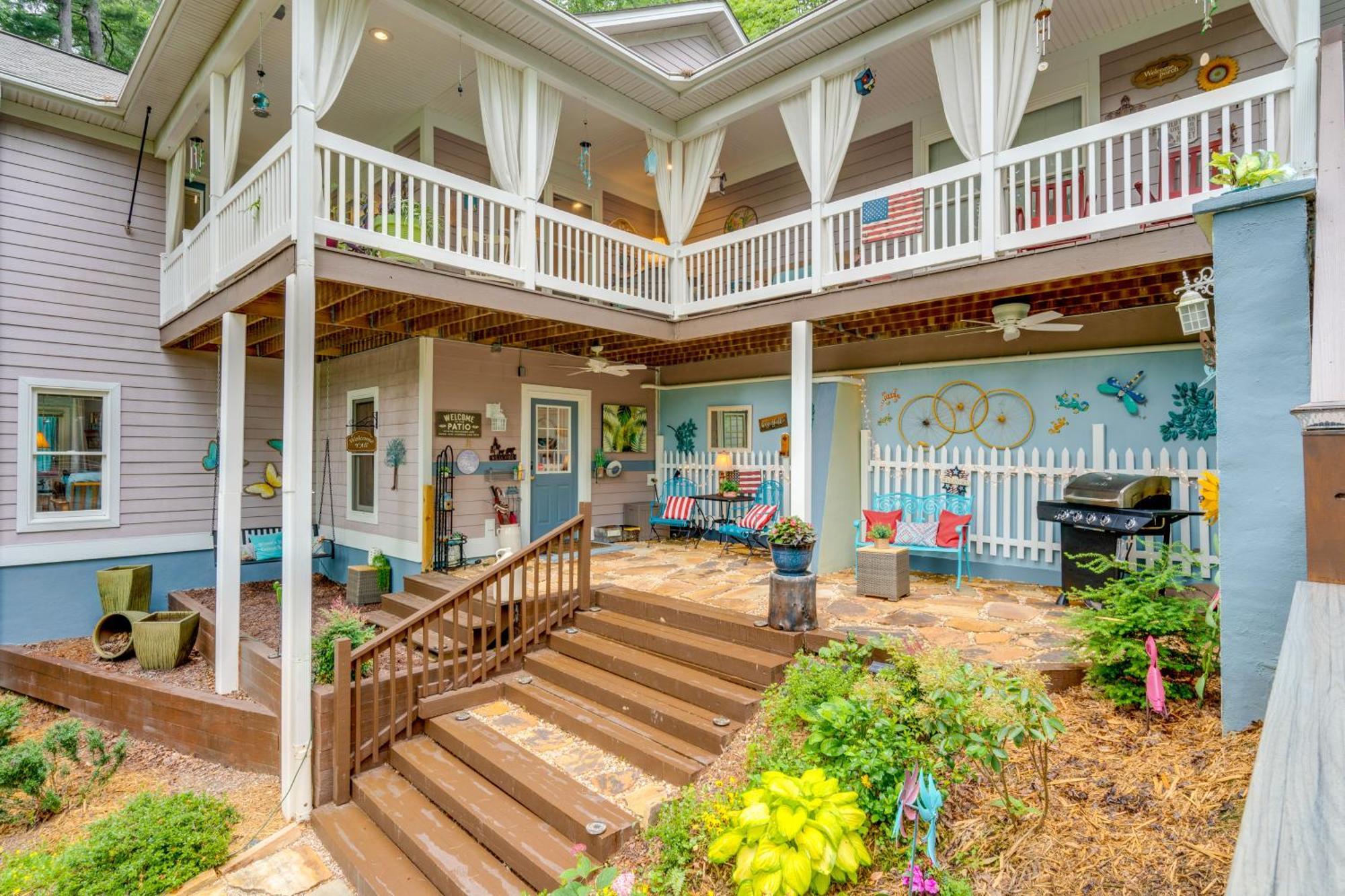 Creekside Hendersonville Haven Hot Tub And Fire Pit Exterior foto